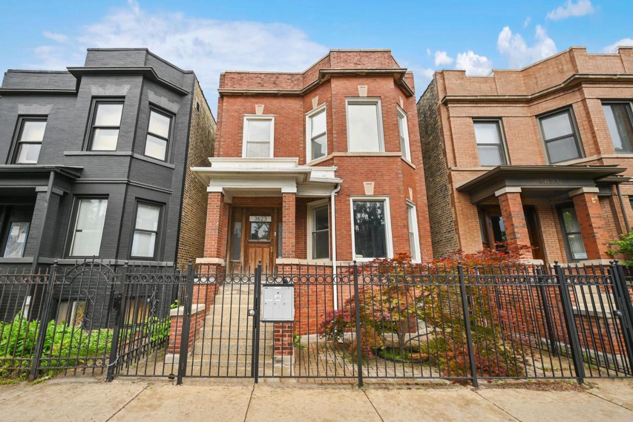 2 Bed Apt W/ Office, Free Parking, Near Wrigley Chicago Exterior foto
